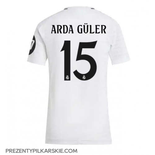 Stroje piłkarskie Real Madrid Arda Guler #15 Koszulka Podstawowej dla damskie 2024-25 Krótki Rękaw